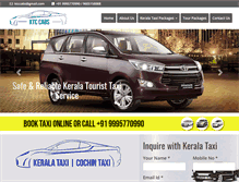 Tablet Screenshot of keralataxi.net