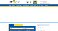 Desktop Screenshot of keralataxi.com