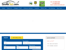 Tablet Screenshot of keralataxi.com